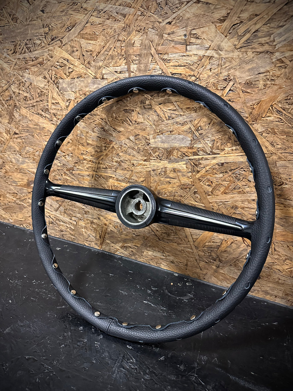 Leather Steering Wheel Cover VW Bus T1 / Split Screen (1955–1967)